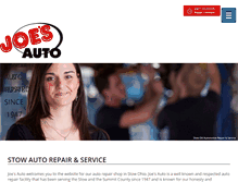 Tablet Screenshot of joes-auto.com